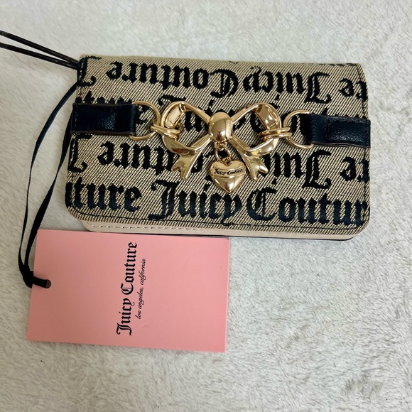 Juicy Couture Wallet with Gold Bow. - Picture 3 of 5